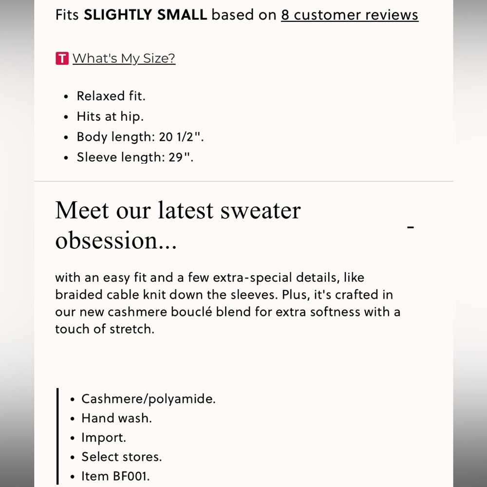 J.Crew Cashmere bouclé cable-sleeve sweater - Picture 7 of 7